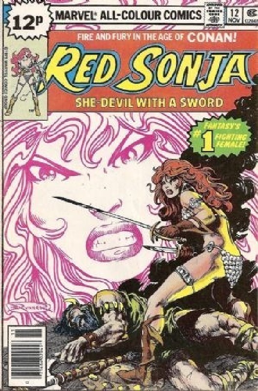 Cover of Red Sonja (Vol 1) She-devil with a Sword #12. One of 250,000 Vintage American Comics on sale from Krypton!