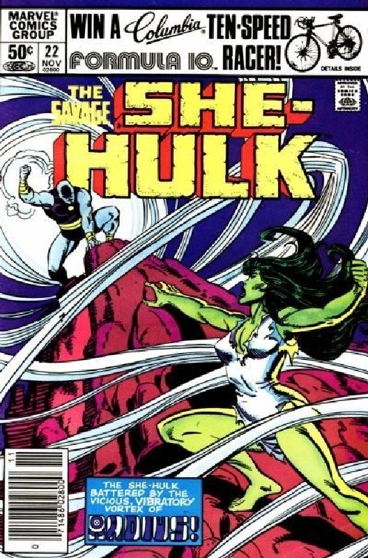 Cover of She-Hulk (Vol 1) The Savage #22. One of 250,000 Vintage American Comics on sale from Krypton!
