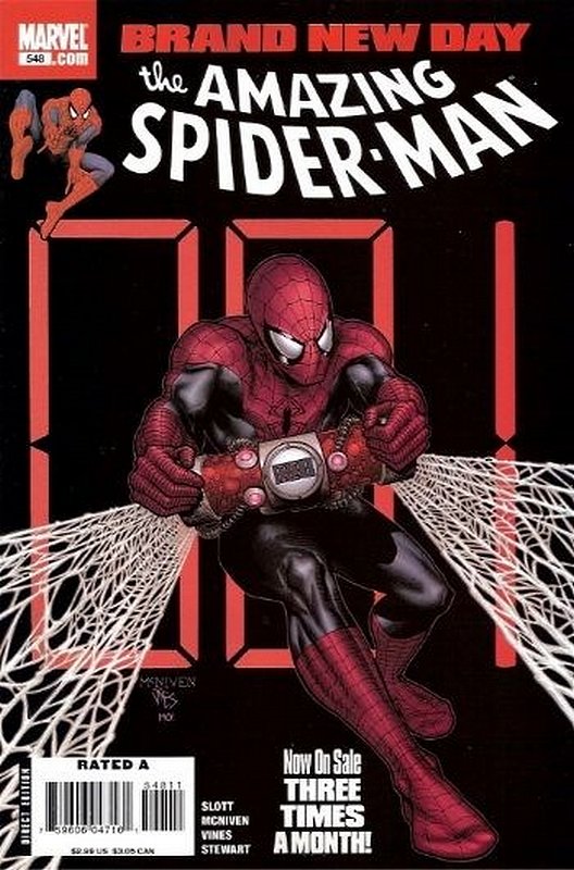 Cover of Amazing Spider-Man (Vol 2) #548. One of 250,000 Vintage American Comics on sale from Krypton!