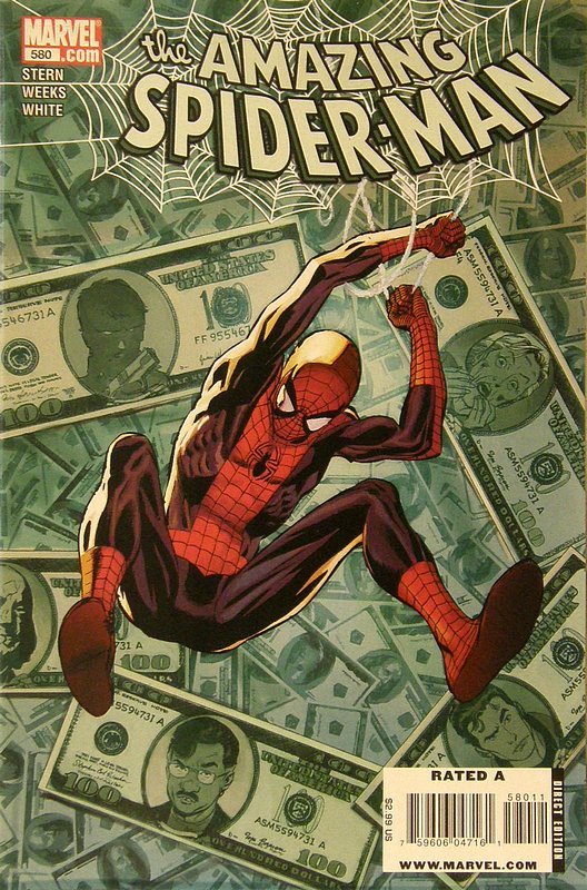Cover of Amazing Spider-Man (Vol 2) #580. One of 250,000 Vintage American Comics on sale from Krypton!