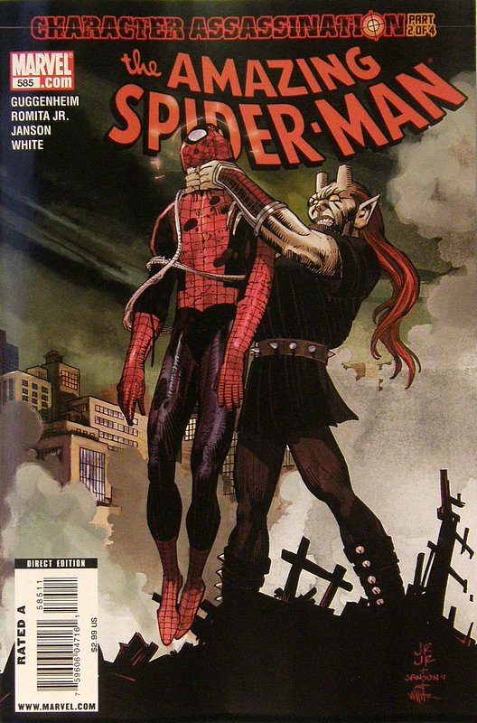 Cover of Amazing Spider-Man (Vol 2) #585. One of 250,000 Vintage American Comics on sale from Krypton!