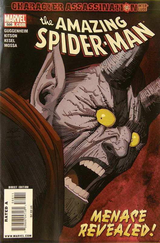 Cover of Amazing Spider-Man (Vol 2) #586. One of 250,000 Vintage American Comics on sale from Krypton!