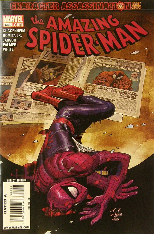 Cover of Amazing Spider-Man (Vol 2) #588. One of 250,000 Vintage American Comics on sale from Krypton!