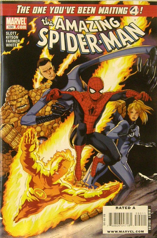 Cover of Amazing Spider-Man (Vol 2) #590. One of 250,000 Vintage American Comics on sale from Krypton!