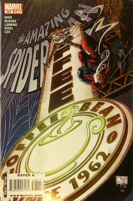 Cover of Amazing Spider-Man (Vol 2) #593. One of 250,000 Vintage American Comics on sale from Krypton!