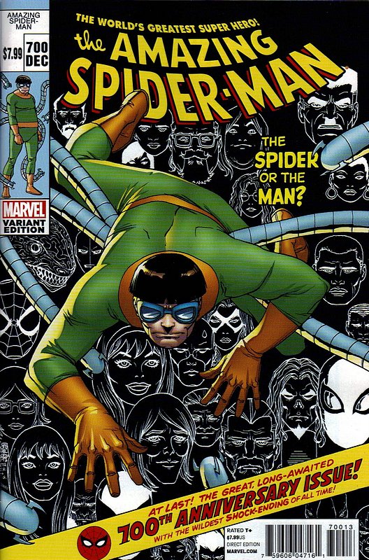 Cover of Amazing Spider-Man (Vol 2) #700. One of 250,000 Vintage American Comics on sale from Krypton!