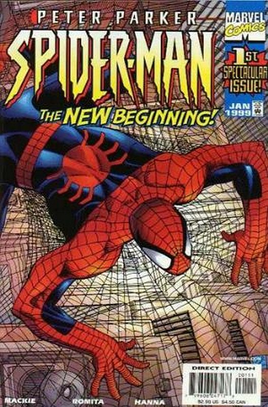 Cover of Peter Parker Spider-Man #1. One of 250,000 Vintage American Comics on sale from Krypton!