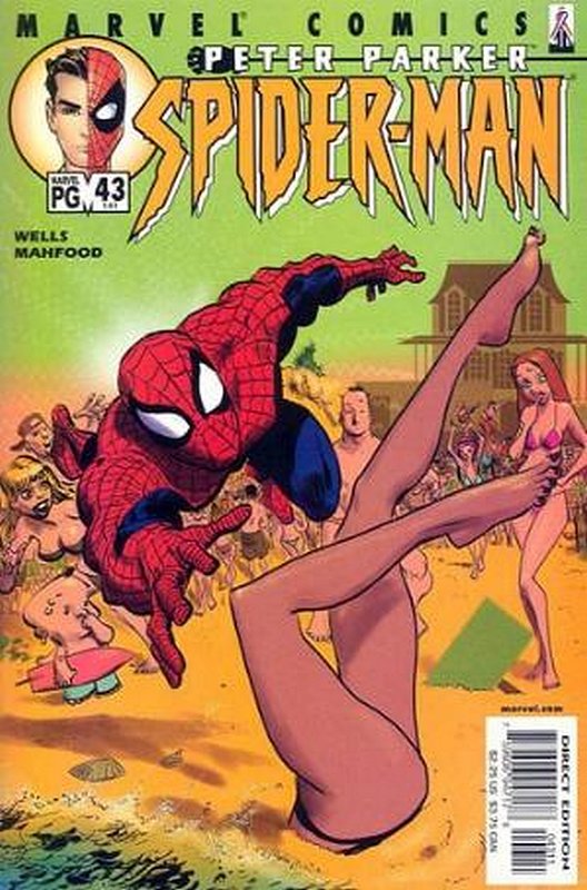 Cover of Peter Parker Spider-Man #43. One of 250,000 Vintage American Comics on sale from Krypton!