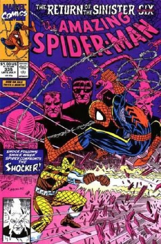 Cover of Amazing Spider-Man (Vol 1) #335. One of 250,000 Vintage American Comics on sale from Krypton!