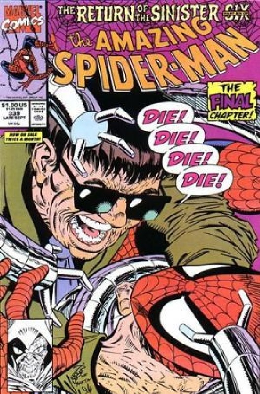 Cover of Amazing Spider-Man (Vol 1) #339. One of 250,000 Vintage American Comics on sale from Krypton!