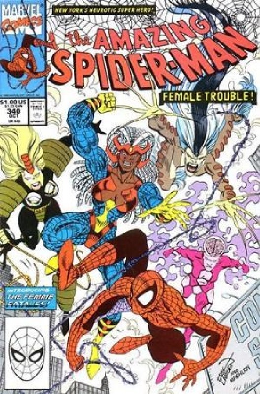 Cover of Amazing Spider-Man (Vol 1) #340. One of 250,000 Vintage American Comics on sale from Krypton!
