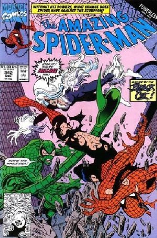 Cover of Amazing Spider-Man (Vol 1) #342. One of 250,000 Vintage American Comics on sale from Krypton!