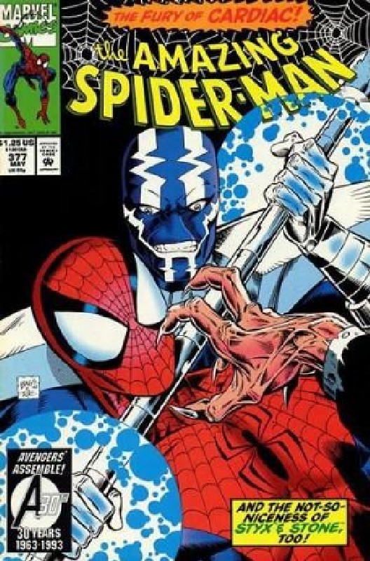 Cover of Amazing Spider-Man (Vol 1) #377. One of 250,000 Vintage American Comics on sale from Krypton!
