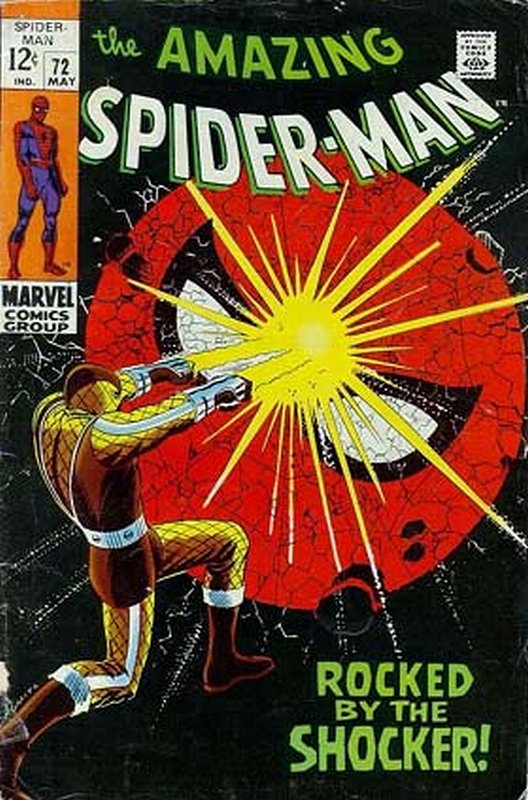 2nd app Shocker<br> Cover of Amazing Spider-Man (Vol 1) #72. One of 250,000 Vintage American Comics on sale from Krypton!