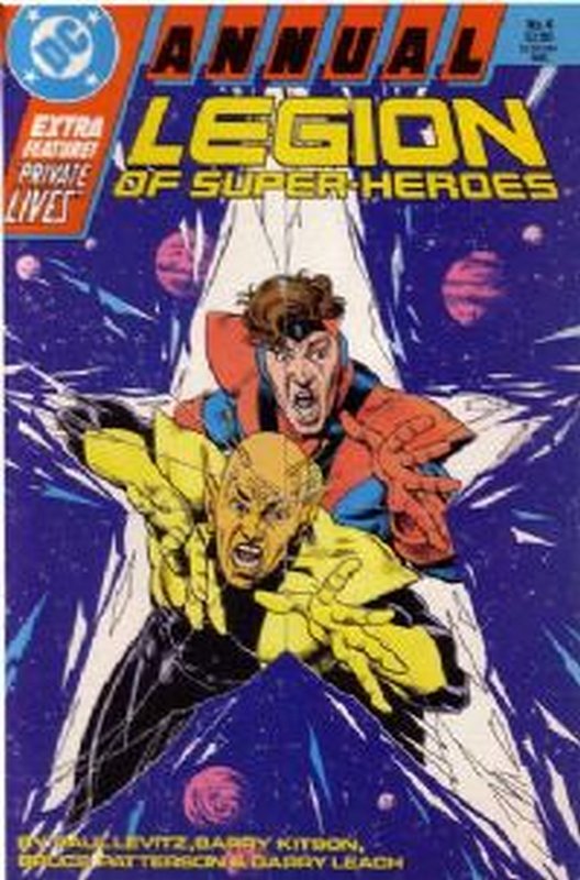 Cover of Legion of Super-Heroes Annual (Vol 2) #4. One of 250,000 Vintage American Comics on sale from Krypton!