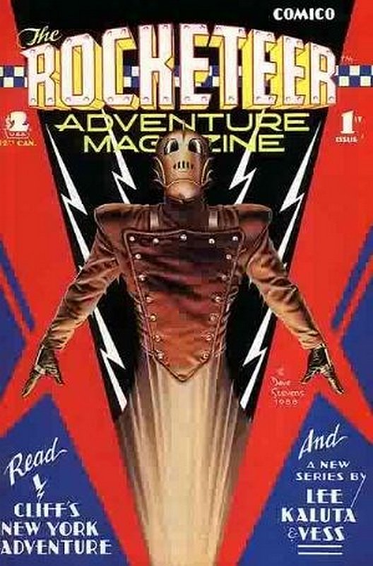 Cover of Rocketeer Adventure Magazine (1988 Ltd) #1. One of 250,000 Vintage American Comics on sale from Krypton!