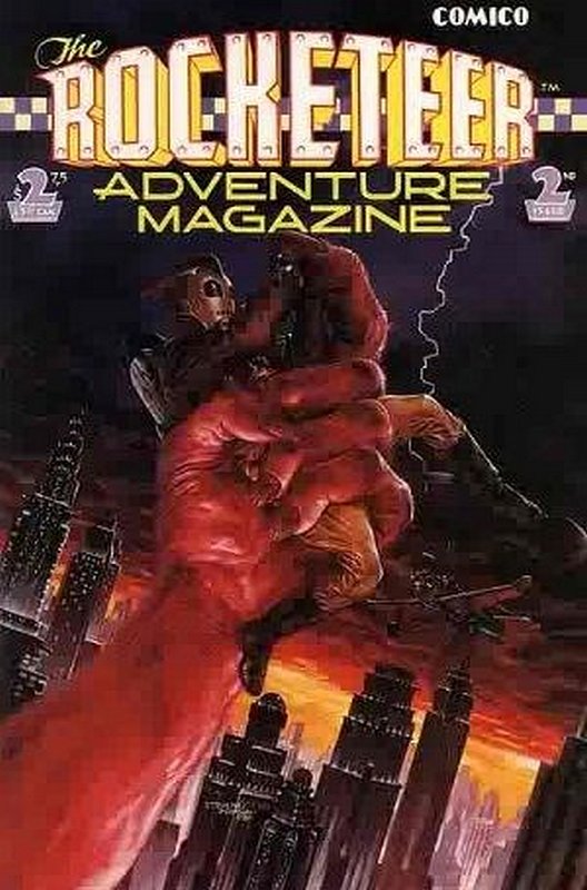 Cover of Rocketeer Adventure Magazine (1988 Ltd) #2. One of 250,000 Vintage American Comics on sale from Krypton!