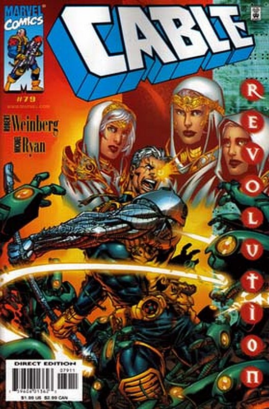 Cover of Cable (Vol 1) #79. One of 250,000 Vintage American Comics on sale from Krypton!