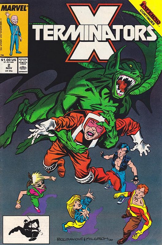 Cover of X-Terminators (1988 Ltd) #2. One of 250,000 Vintage American Comics on sale from Krypton!