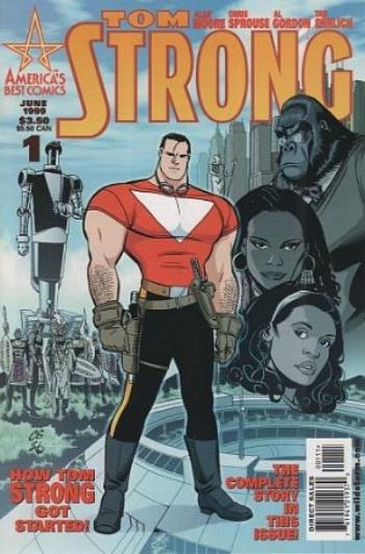 Cover of Tom Strong (Vol 1) #1. One of 250,000 Vintage American Comics on sale from Krypton!