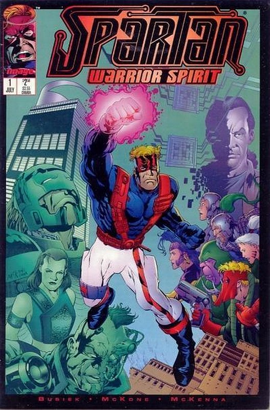 Cover of Spartan: Warrior Spirit (1995 Ltd) #1. One of 250,000 Vintage American Comics on sale from Krypton!