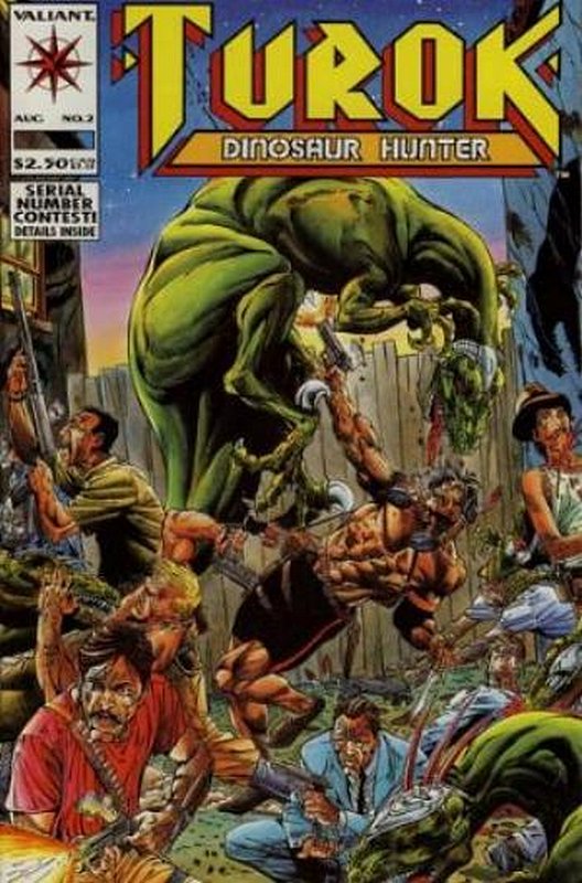 Cover of Turok Dinosaur Hunter (Vol 1) #2. One of 250,000 Vintage American Comics on sale from Krypton!