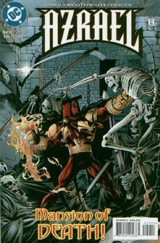 Cover of Azrael (Vol 1) #29. One of 250,000 Vintage American Comics on sale from Krypton!