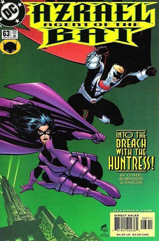 Cover of Azrael (Vol 1) #63. One of 250,000 Vintage American Comics on sale from Krypton!