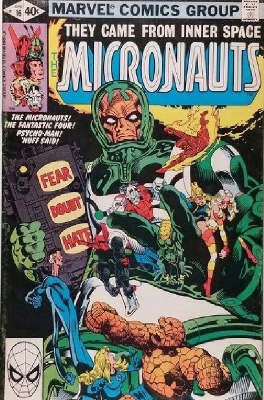 Cover of Micronauts (Vol 1) #16. One of 250,000 Vintage American Comics on sale from Krypton!