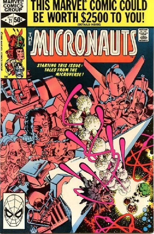 Cover of Micronauts (Vol 1) #21. One of 250,000 Vintage American Comics on sale from Krypton!
