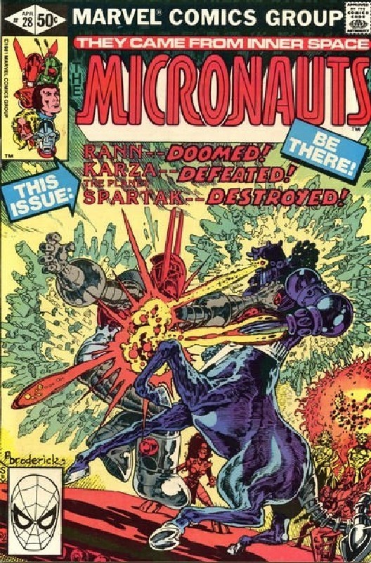 Cover of Micronauts (Vol 1) #28. One of 250,000 Vintage American Comics on sale from Krypton!