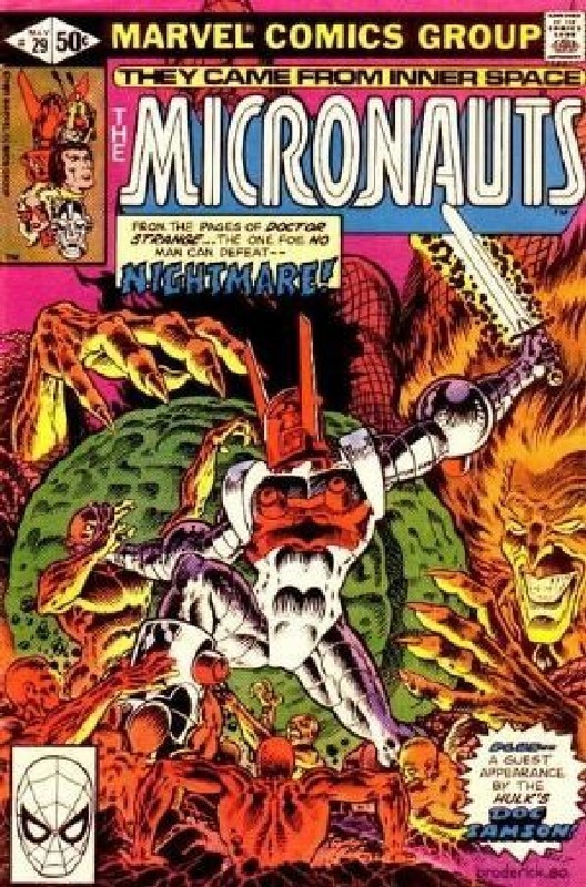 Cover of Micronauts (Vol 1) #29. One of 250,000 Vintage American Comics on sale from Krypton!