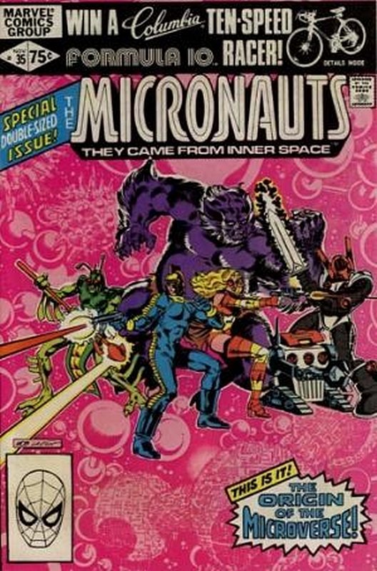 Cover of Micronauts (Vol 1) #35. One of 250,000 Vintage American Comics on sale from Krypton!