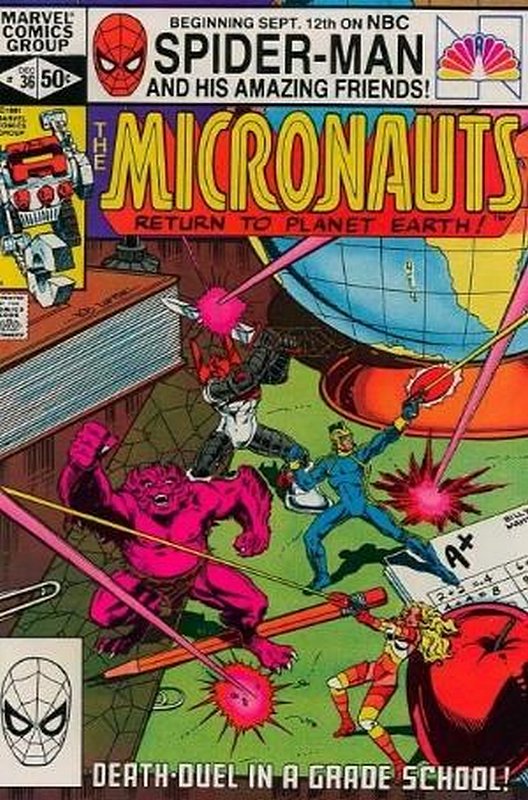 Cover of Micronauts (Vol 1) #36. One of 250,000 Vintage American Comics on sale from Krypton!