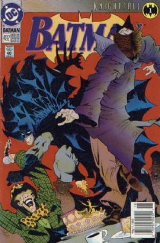 Cover of Batman #492. One of 250,000 Vintage American Comics on sale from Krypton!