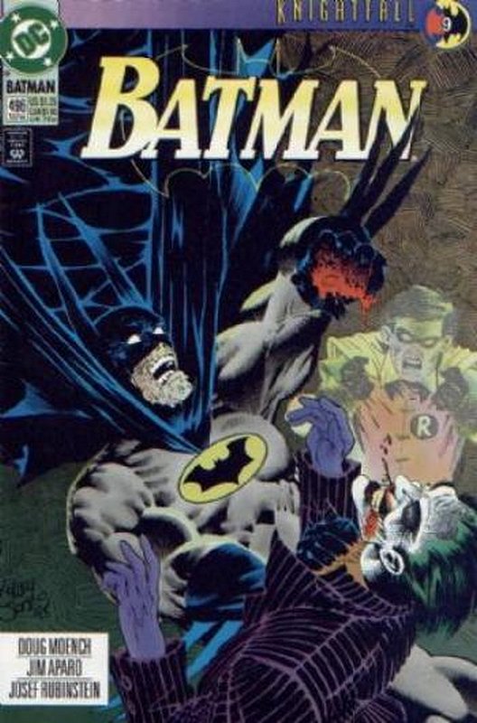 Cover of Batman #496. One of 250,000 Vintage American Comics on sale from Krypton!