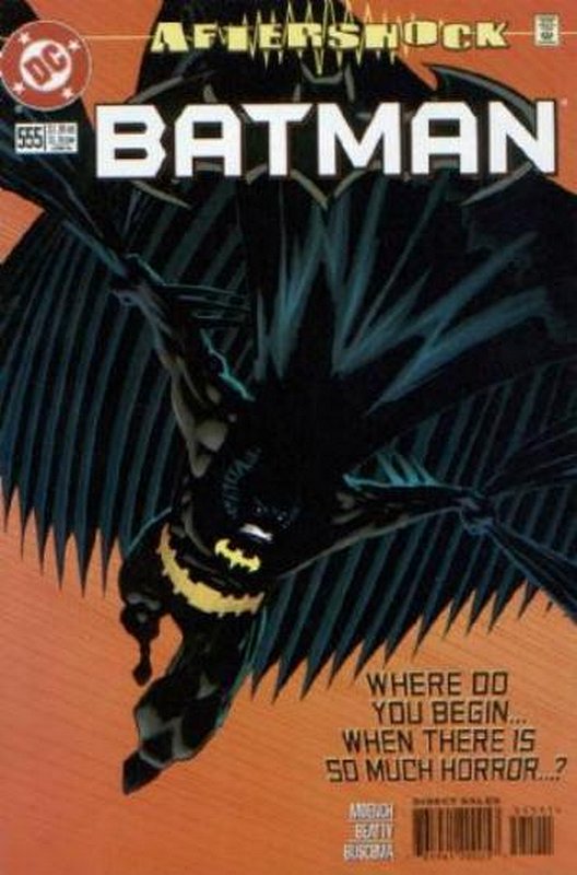 Cover of Batman #555. One of 250,000 Vintage American Comics on sale from Krypton!