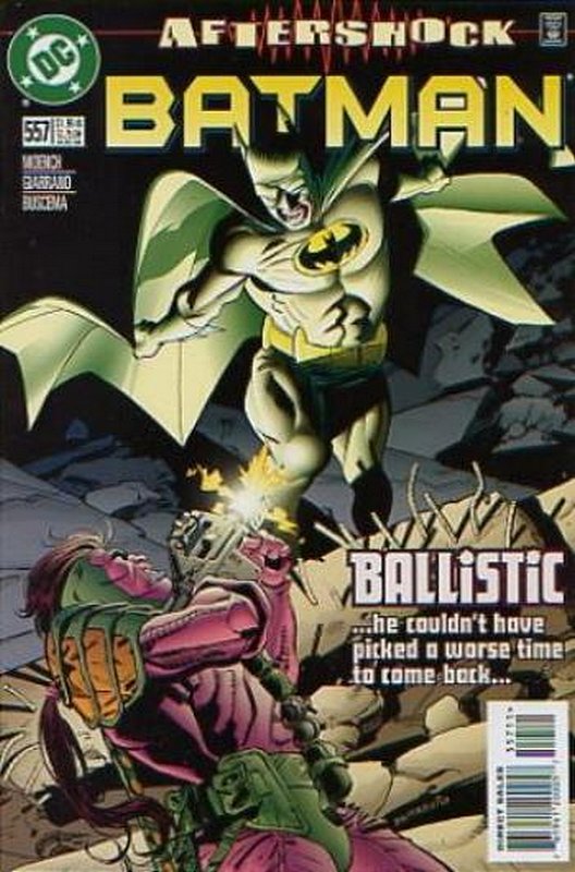 Cover of Batman #557. One of 250,000 Vintage American Comics on sale from Krypton!