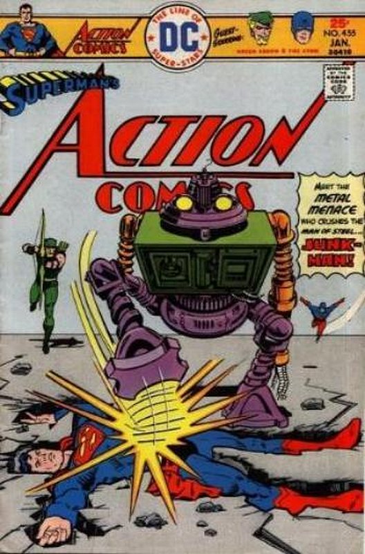 Cover of Action Comics (Vol 1) #455. One of 250,000 Vintage American Comics on sale from Krypton!
