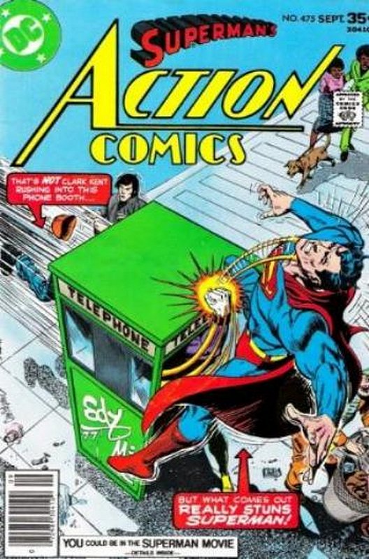 Cover of Action Comics (Vol 1) #475. One of 250,000 Vintage American Comics on sale from Krypton!
