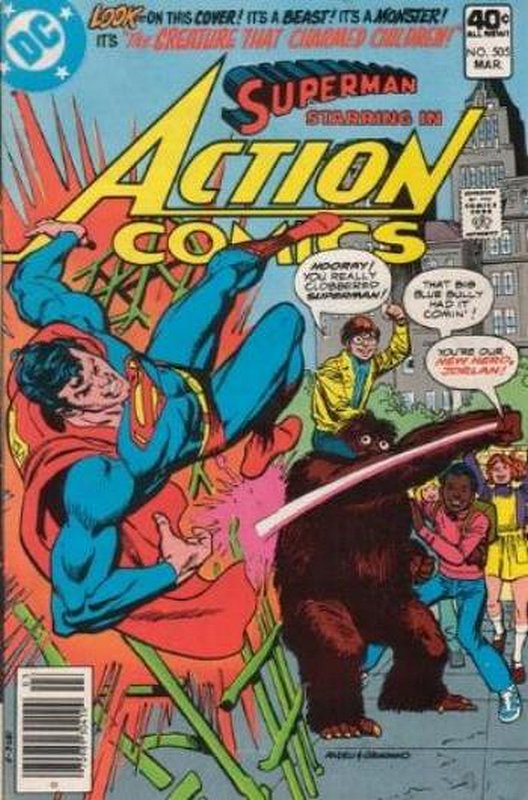 Cover of Action Comics (Vol 1) #505. One of 250,000 Vintage American Comics on sale from Krypton!