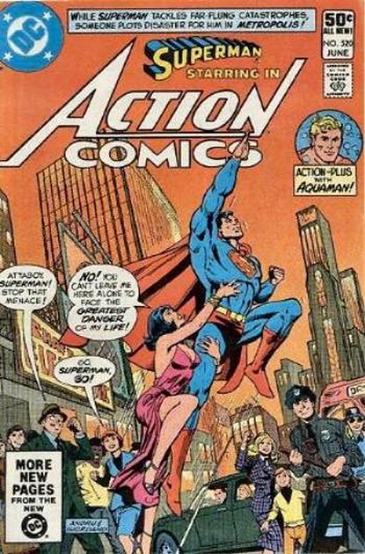 Cover of Action Comics (Vol 1) #520. One of 250,000 Vintage American Comics on sale from Krypton!