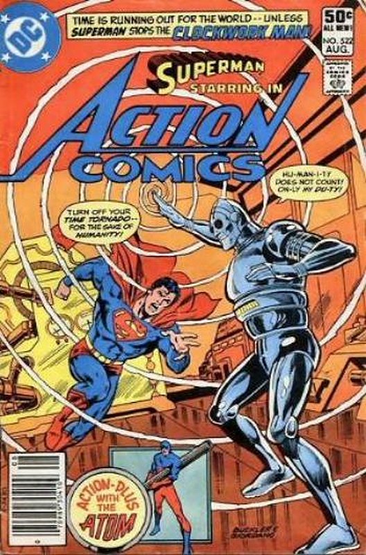 Cover of Action Comics (Vol 1) #522. One of 250,000 Vintage American Comics on sale from Krypton!