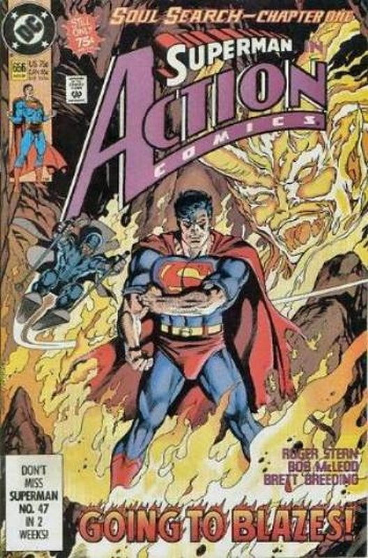 Cover of Action Comics (Vol 1) #656. One of 250,000 Vintage American Comics on sale from Krypton!