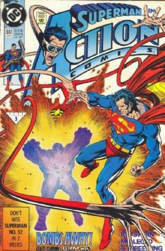 Cover of Action Comics (Vol 1) #661. One of 250,000 Vintage American Comics on sale from Krypton!