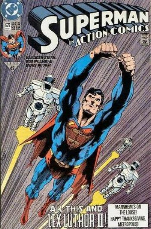 Cover of Action Comics (Vol 1) #672. One of 250,000 Vintage American Comics on sale from Krypton!