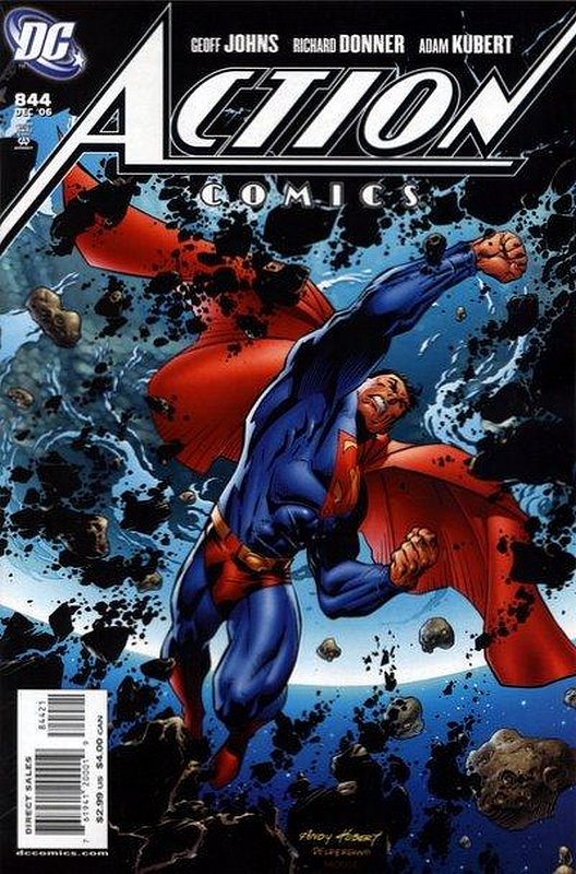 Cover of Action Comics #844. One of 250,000 Vintage American Comics on sale from Krypton!