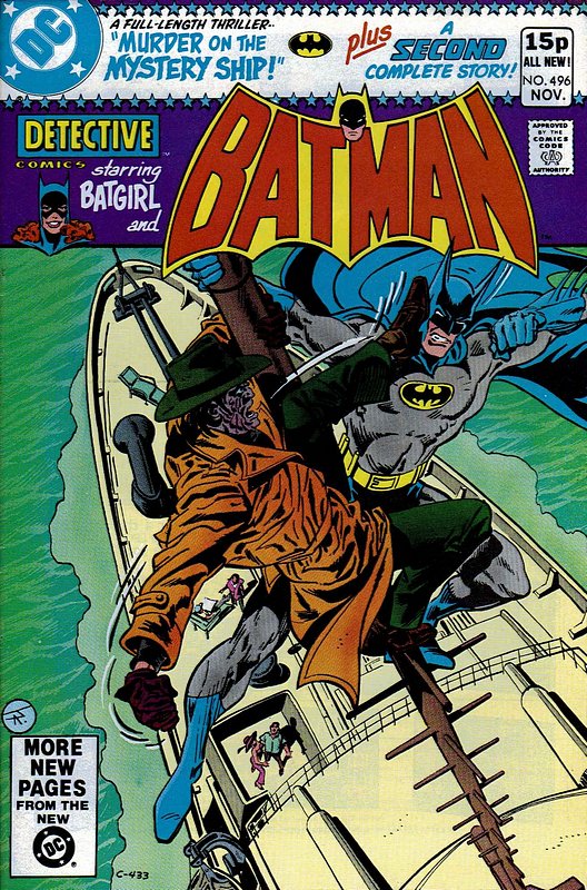 Cover of Detective Comics #496. One of 250,000 Vintage American Comics on sale from Krypton!