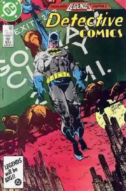 Cover of Detective Comics #568. One of 250,000 Vintage American Comics on sale from Krypton!
