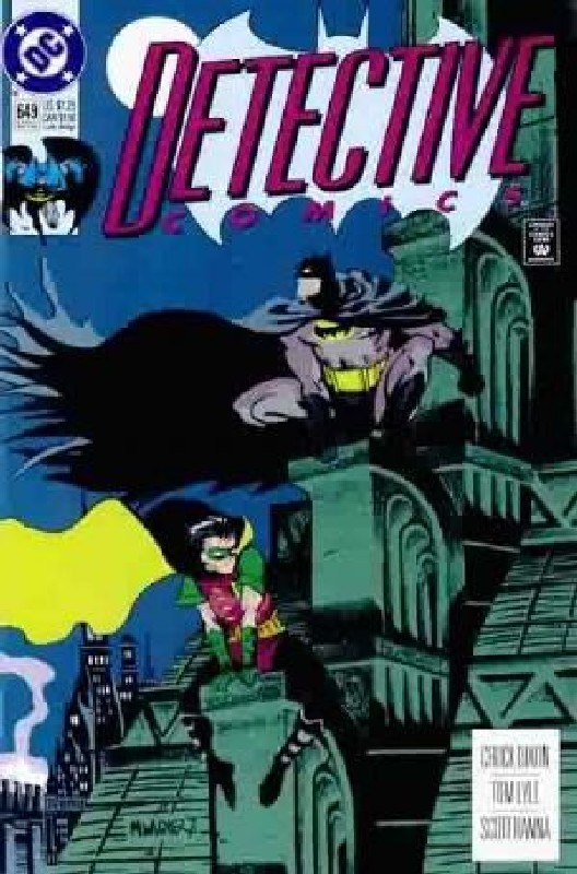 Cover of Detective Comics #649. One of 250,000 Vintage American Comics on sale from Krypton!
